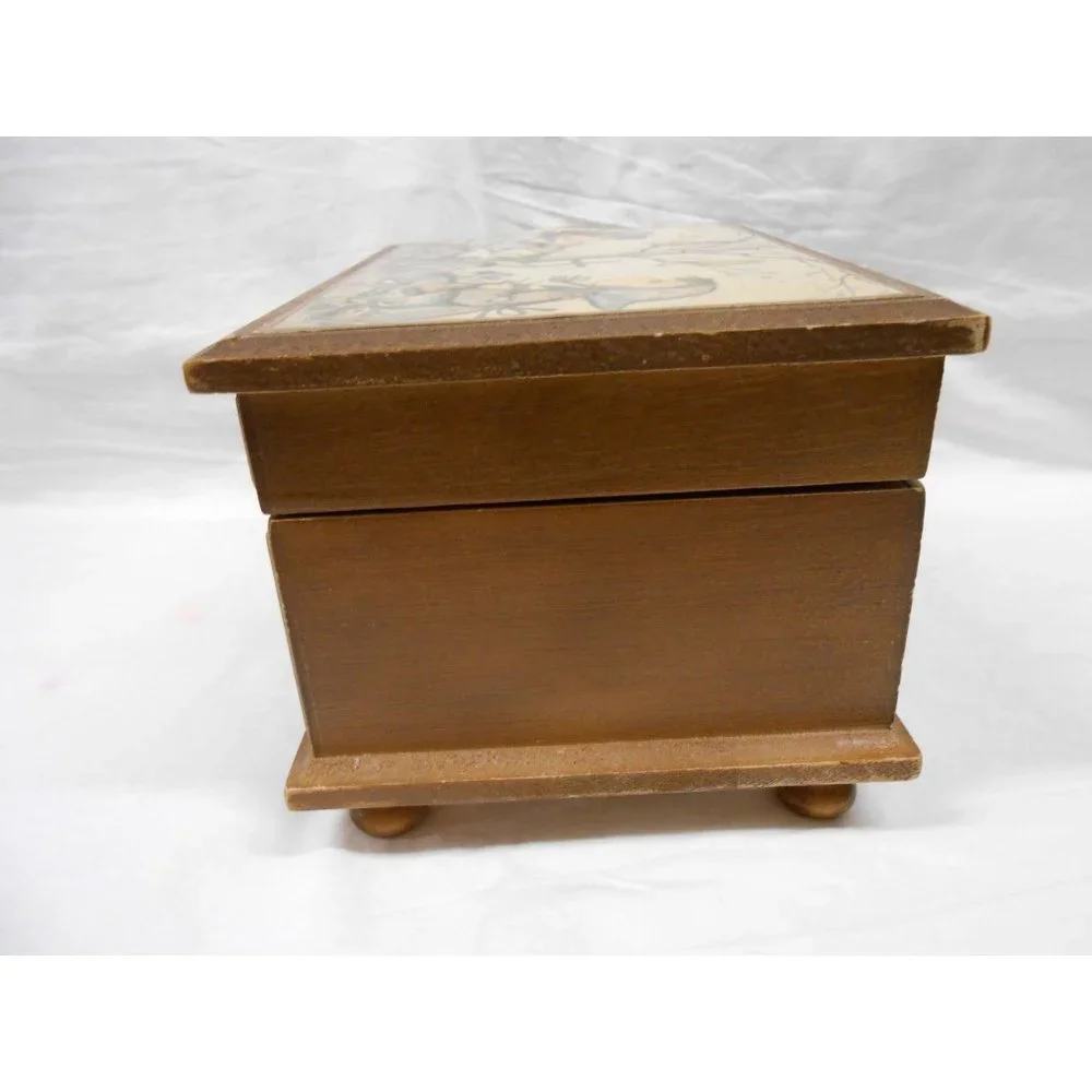 Vintge Japan Linden Music Jewelry Box Works Aniversaly Walty/These Were The Days